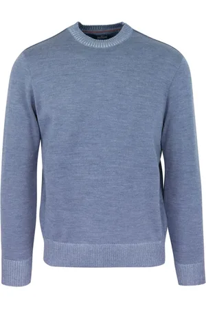 Paul & Shark Homme, Pulls, Bleu, Taille: L Pull en laine à col rond