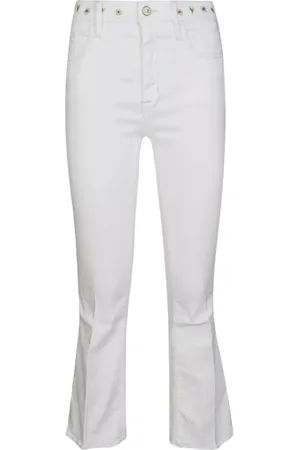 Jacob Cohen Femme, Pantalons, Blanc, Taille: W31 Élégant Pantalon Large