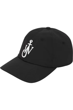 J.W.Anderson Homme, Accessoires, Noir, Taille: ONE Size Casquette Noire Logo Brodé