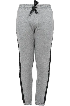 John Richmond Homme, Pantalons, Gris, Taille: S Pantalon de survêtement coupe simple avec cordon de serrage