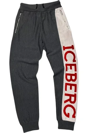 Iceberg Homme, Pantalons, Gris, Taille: M Pantalon de survêtement