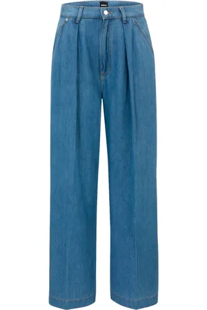 HUGO BOSS Femme, Jeans, Bleu, Taille: W29 L32 Jean Large