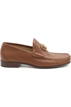 VALENTINO GARAVANI Homme, Chaussures, Brun, Taille: 43 1/2 EU Mocassins VLogo