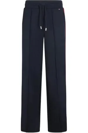 Tommy Hilfiger Femme, Pantalons, Bleu, Taille: 38 FR Pantalon Global Stripe