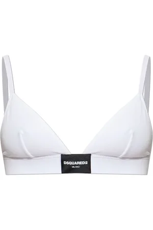 Dsquared2 Femme, Sous-vêtements, Blanc, Taille: 44 FR Soutien-gorge avec logo