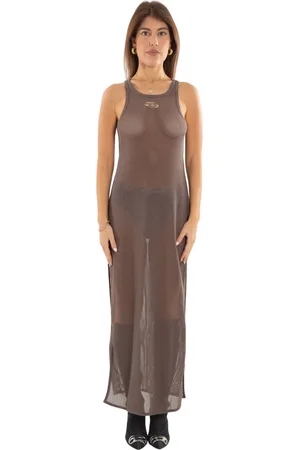 Diesel Femme, Robes, Brun, Taille: 40 FR Cache-plage pour Jennifer