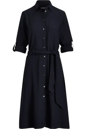 Ralph Lauren Femme, Robes, Noir, Taille: 36 FR Robe Décontractée À Manches Longues Karalynn