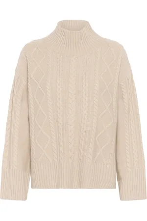 Part Two Femme, Pulls, Rose, Taille: 36 FR Pull en maille Mélange Chêne Français