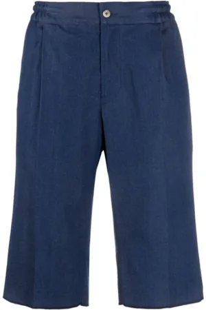 Kiton Homme, Shorts, Bleu, Taille: L Short en denim stretch