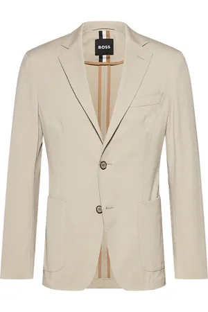 HUGO BOSS Homme, Vestes, , Taille: M Veste Seersucker Coupe Slim