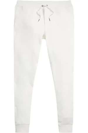 Ralph Lauren Homme, Pantalons, Blanc, Taille: XS Pantalon de jogging en mélange coton