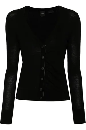 Pinko Femme, Pulls, Noir, Taille: 42 FR Boise Cardigan