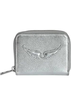 Zadig & Voltaire Femme, Accessoires, Gris, Taille: ONE Size Mini Portefeuille