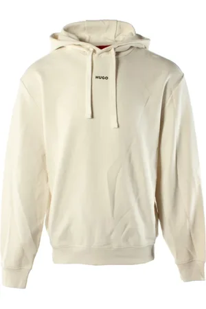 HUGO BOSS Homme, Sweatshirts et sweats à capuche, , Taille: S Pull en coton ivoire