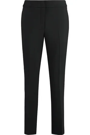 PESERICO SIGN Femme, Pantalons, Noir, Taille: 42 FR Pantalon Élastiqué en Mélange de Viscose avec Poches