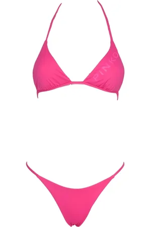 Pinko Femme, Maillots de bain, Rose, Taille: 42 FR Triangle Top Bikini
