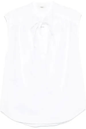 BARENA Femme, Tops, Blanc, Taille: 36 FR Chemise Blanche en Coton avec Design Classique