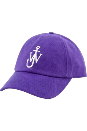 J.W.Anderson Femme, Accessoires, Bleu, Taille: ONE Size Casquette de baseball en toile