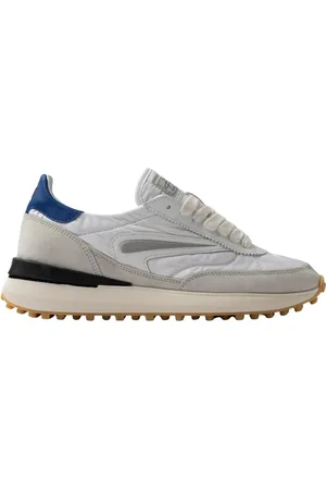 D.A.T.E. Homme, Chaussures, Multicolore, Taille: 43 EU Baskets de course blanches et bleues