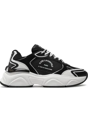 Karl Lagerfeld Homme, Chaussures, Noir, Taille: 41 EU Baskets Noires Coupe Standard