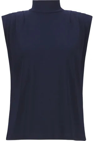 Joseph Ribkoff Femme, Tops, Bleu, Taille: 42 FR Haut sans manches ample