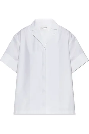 Jil Sander Femme, Blouses et Chemises, Blanc, Taille: 38 FR Chemise à Pinces Dos