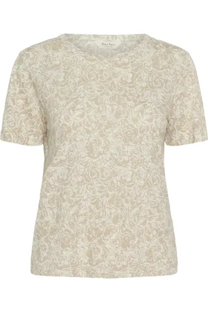 Part Two Femme, Tops, , Taille: 42 FR T-Shirt French Oak Rose Print