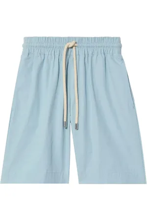 Proenza Schouler Femme, Shorts, Bleu, Taille: 42 FR Short décontracté en coton et lin