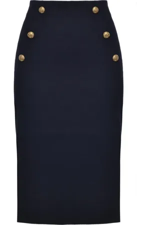 Pinko Femme, Jupes, Noir, Taille: 38 FR Jupe Midi en Viscose