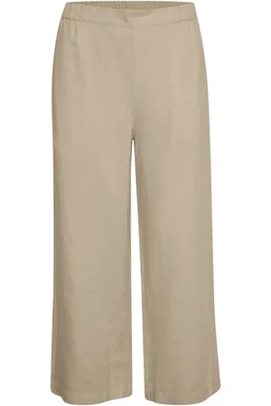 Part Two Femme, Pantalons, , Taille: 42 FR Pantalon Large Cropped en Lin