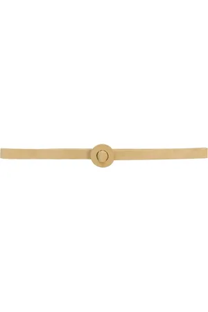 Cortana Femme, Accessoires, Jaune, Taille: ONE Size Ceinture Fine en Daim Jaune