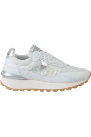 Voile blanche Femme, Chaussures, Blanc, Taille: 38 EU Baskets Mode Gris-Beige