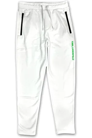 Karl Lagerfeld Homme, Pantalons, Blanc, Taille: M Pantalon de survêtement