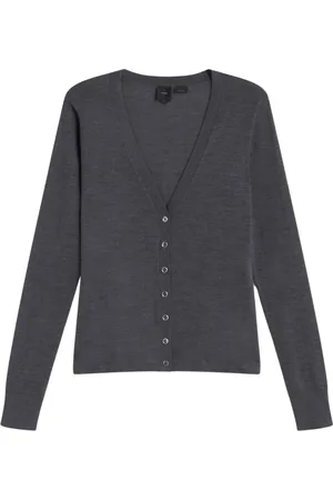 Pinko Femme, Pulls, Gris, Taille: 38 FR Cardigan Gradient