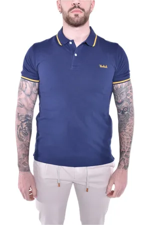 Woolrich Homme, Tops, Bleu, Taille: L Polo Monterey