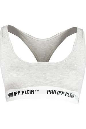 Philipp Plein Femme, Sport, Gris, Taille: 38 FR Soutien-gorge Bi-pack