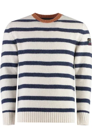Paul & Shark Homme, Pulls, , Taille: S Pull en maille côtelée en laine mélangée