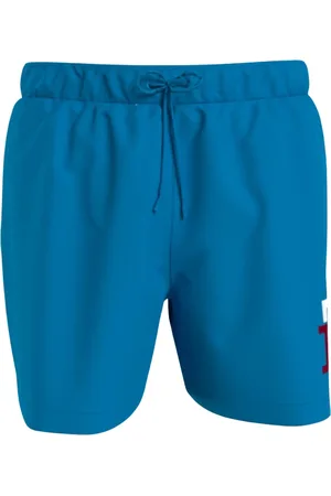 Tommy Hilfiger Homme, Maillots de bain, Bleu, Taille: S Short de bain à cordon de serrage