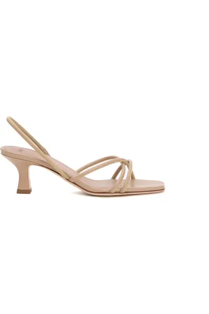 3Juin Femme, Chaussures, , Taille: 37 1/2 EU Sandales Beiges avec Bretelles Tubulaires