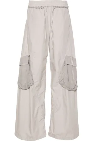 Iceberg Femme, Pantalons, Blanc, Taille: 40 FR Pantalon Cargo Jambe Large
