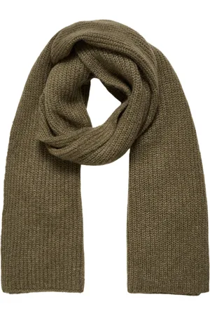Part Two Femme, Accessoires, Vert, Taille: ONE Size Écharpe Chaleureuse d`Hiver