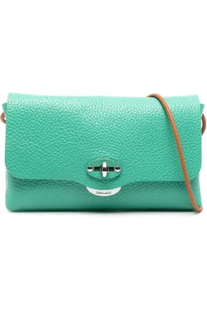 Zanellato Femme, Sacs, Vert, Taille: ONE Size Petite Pochette en Cuir