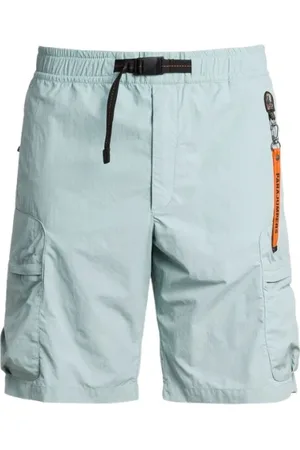Parajumpers Homme, Shorts, Vert, Taille: M Pantalon Court en Toile de Nylon Légère