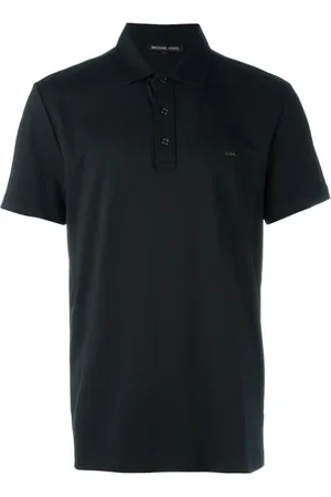Michael Kors Homme, Tops, Noir, Taille: S Polo en Coton Noir