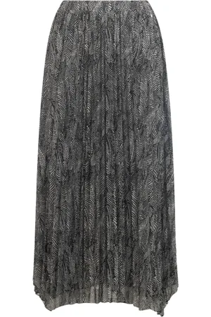 Patrizia Pepe Femme, Jupes, Multicolore, Taille: 36 FR Jupe Design Large Gris Chiné