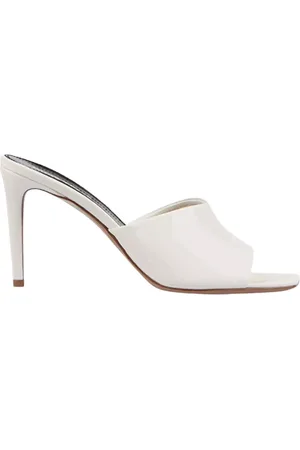 PARIS TEXAS Femme, Chaussures, Blanc, Taille: 36 EU Sandales à Talons Hauts en Cuir Blanc