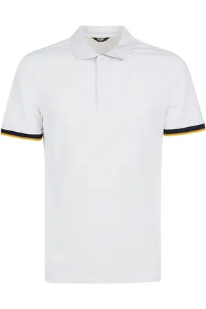 K-Way Homme, Tops, Blanc, Taille: M Polo Vincent Contrasté