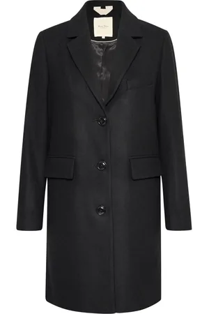 Part Two Femme, Manteaux, Noir, Taille: 46 FR Veste Noire Classique Leanettepw Otw