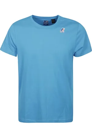 K-Way Homme, Tops, Bleu, Taille: XL T-shirt Edouard Logo en coton