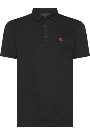 Peuterey Homme, Tops, Noir, Taille: 2XL Polo en Coton et Soie